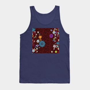 Colorful floral pattern Tank Top